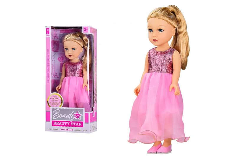 Лялька "Beauty Star" PL519-1804A озвучена українською мовою, лялька 45 см, в коробці 22*12*50 см