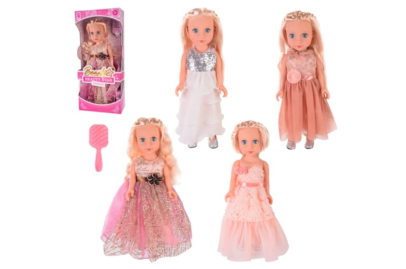 Лялька "Beauty Star" PL-521-1807A/B/C/D )мікс 4 види, в коробці - 22 * 11 * 50 см, розчин іграшки - 42 см