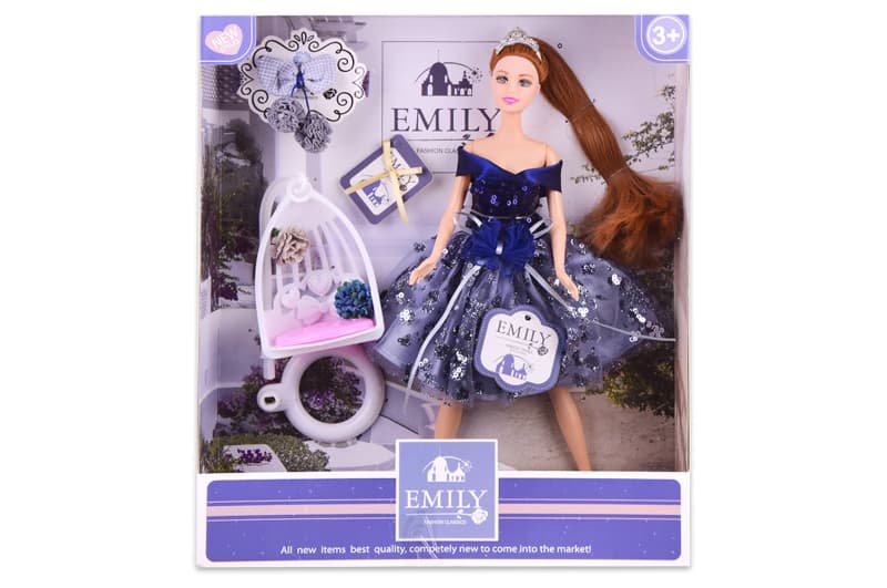 Лялька "Emily" QJ089 з аксесуарами, р-р кукли - 29 см, в коробці 28.5*6.5*32.5 см
