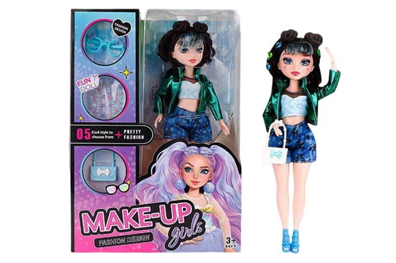Лялька 29см 2788A Make-up girls з аксесуарами в коробці 31*6*21,5 см