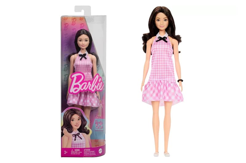 Лялька Barbie "Модниця" в ніжній сукні в клітинку HRH21 BARBIE FASHION AND BEAUTY