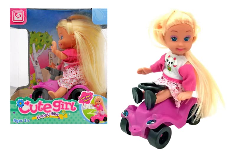 Лялька "Mini doll" з квадроциклом в коробці K899-22 р.12,2*6*16см.