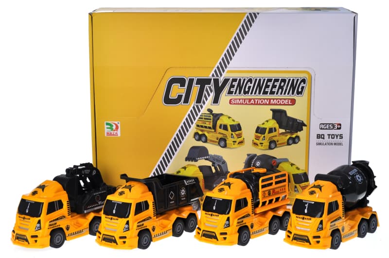 Машина будівельна BQ700-53 інерційна, в дисплеї 8шт YG Toys