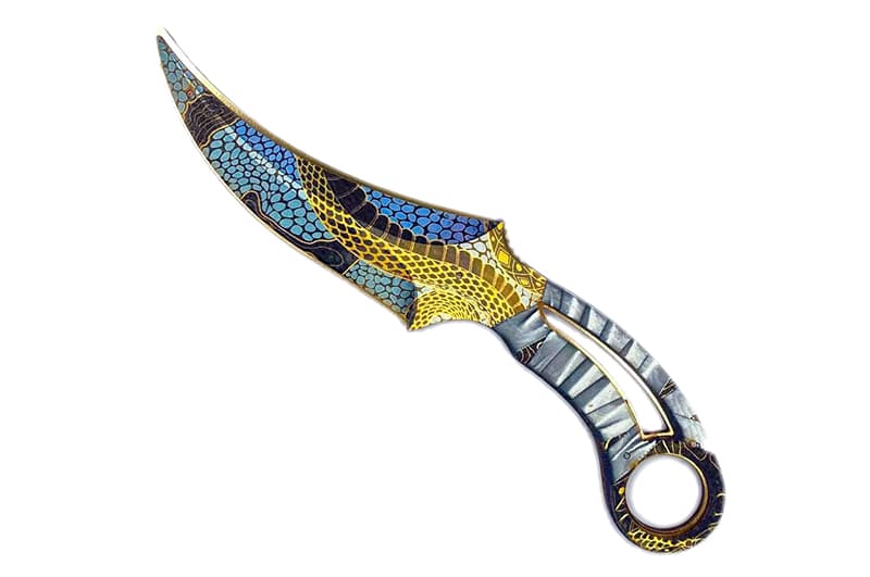 Сувенірний ніж, модель з дерева "ФАНГ ЗМІЙ" serpent SFAN-S