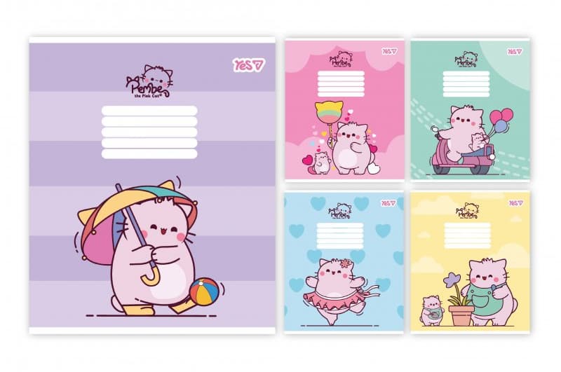 Зошит 12 Клітинка "Pembe the cat" Yes