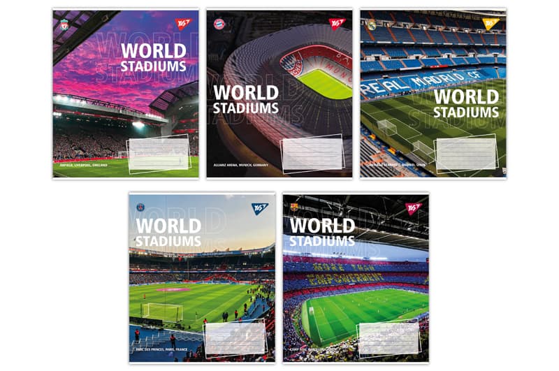 Зошит 60 Клітинка 767148 "World stadium" Yes