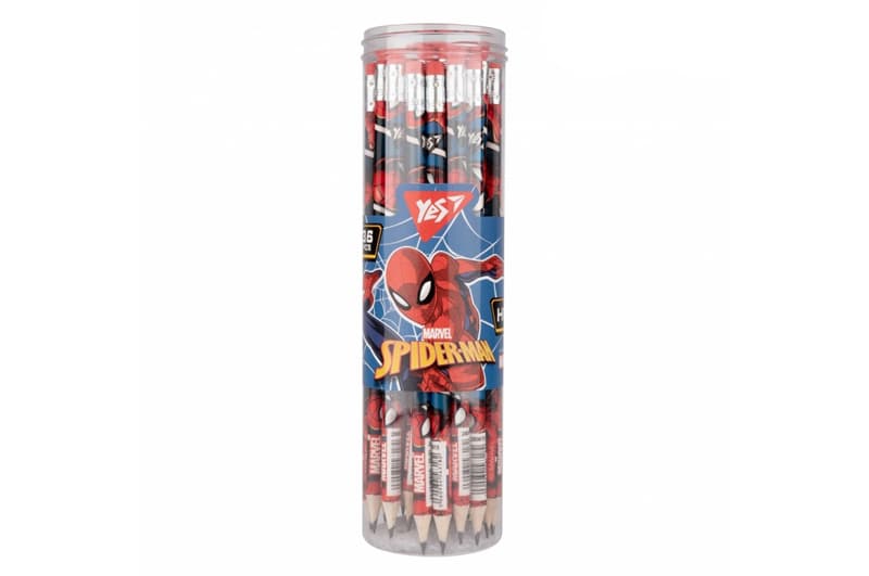 Олівець простий YES 280615 в тубі 36шт Marvel Spiderman