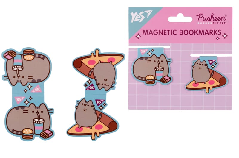 Закладки магнітні Yes "Pusheen food" 708104 2шт