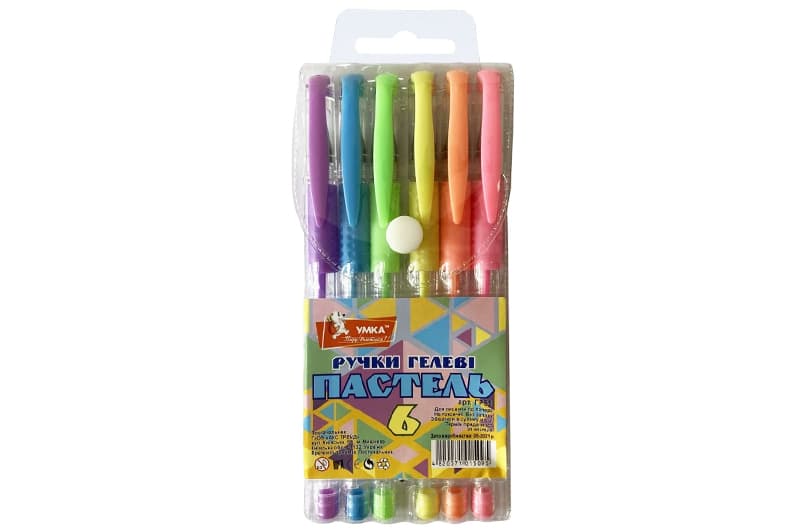 НАБІР ГЕЛЬ УМКА ГР55 6кол Pastel