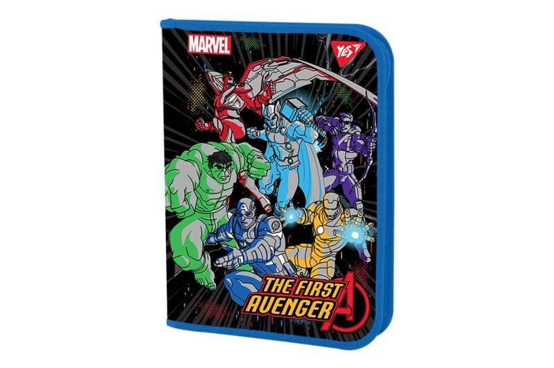 Папка для зошитів YES пласт. на блискавці В5 Marvel.Avengers 491962