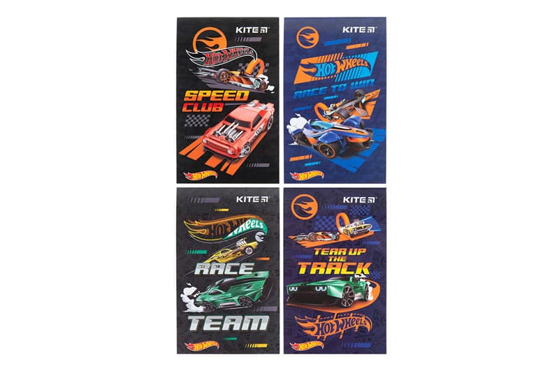 Блокнот-планшет Kite A6, 50 арк, безлін. Hot Wheels HW23-195,