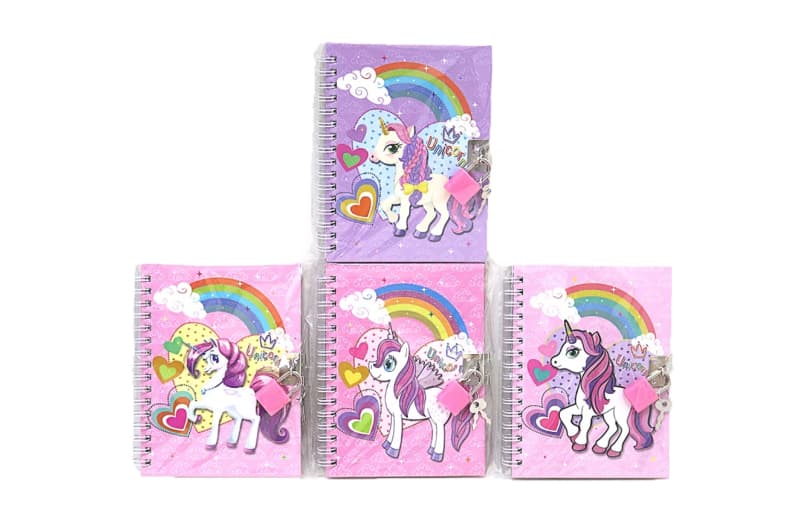 Блокнот на замочку  4994DSCN  "Unicorn" спіраль