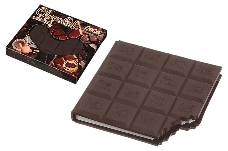 Блокнот ZB.12470-19 CHOCOLATE, 100х87мм, 80 аркушів, нелінований, ароматизована Soft touch обкладинка ZiBi