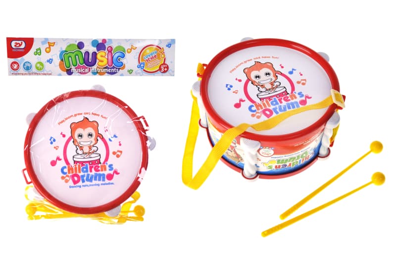 Барабан 368-6 в кульку р.28x24x9 см YG Toys