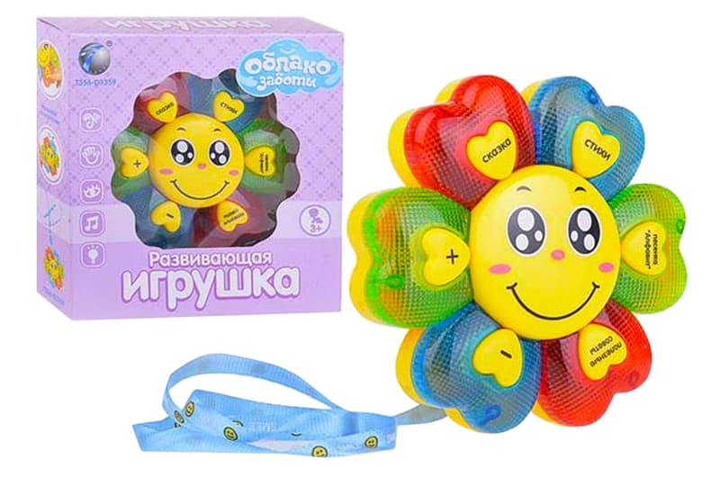 Музична квіточка 1104A російська пісня, батарейки, коробка 18*13*6 см