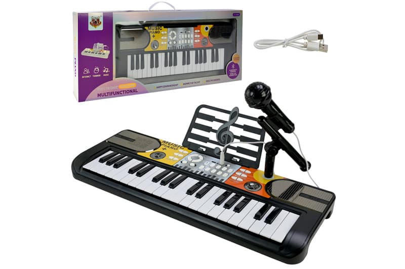 Піаніно 668-08 з мікрофоном, на ніжках, USB, у коробці р.67x7x26,5см