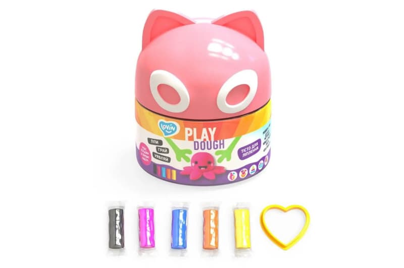 ТМ Lovin Play dough котик набір для творчості 41131