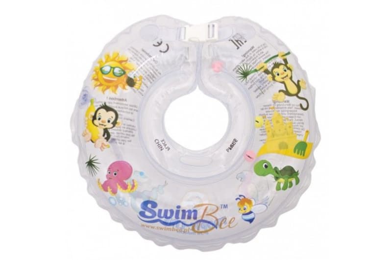 Круг для купання SwimBee прозорий 300019