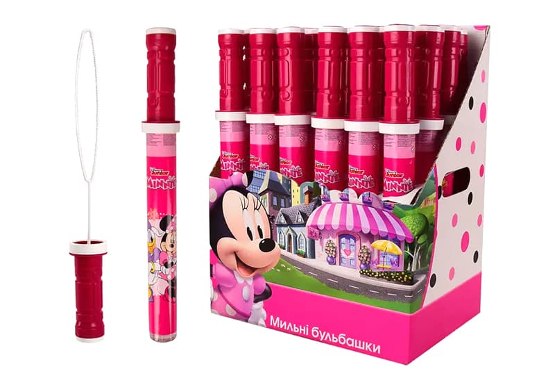 Бульбашки мильні меч "Minnie Mouse" 24шт в коробці S-1640 Dreams