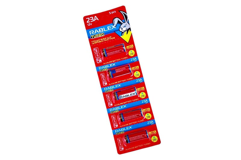 Батарейки Rablex turbo 23 A 12V 5 шт.бл