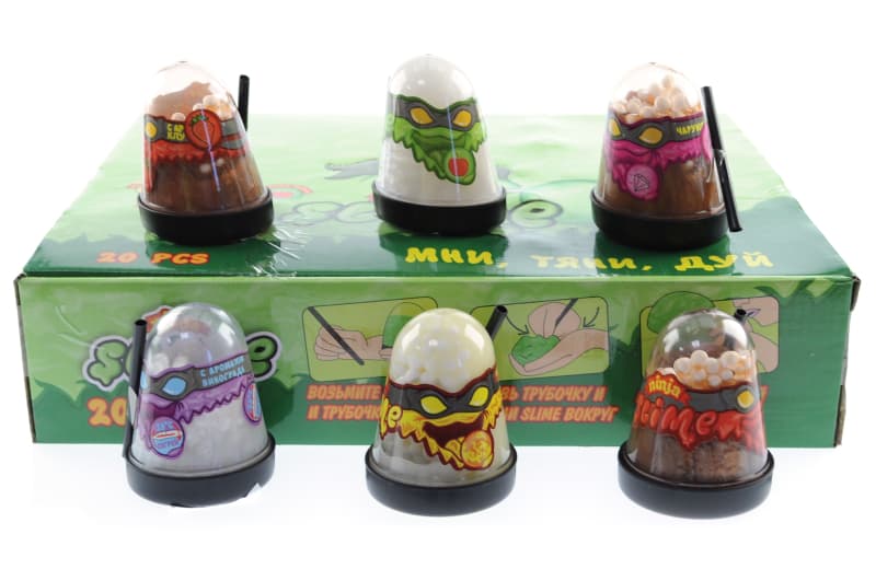 Слайм "Самурай Slime" в коробці 12шт 217-4 р.34*27*10см.