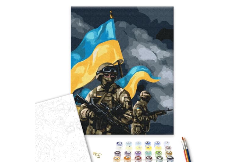 Картина за номерами: ЗСУ BS53127 р. 40*50 см. Brushme