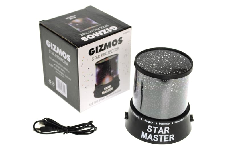 Нічник-проектор "Зоряне небо" Star Master Black H-28305