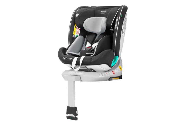 Автокрісло CARRELLO Revolt CRL-15805 Harbor Grey i-Size 40-150см ISOFIX, поворот, опорна стійка