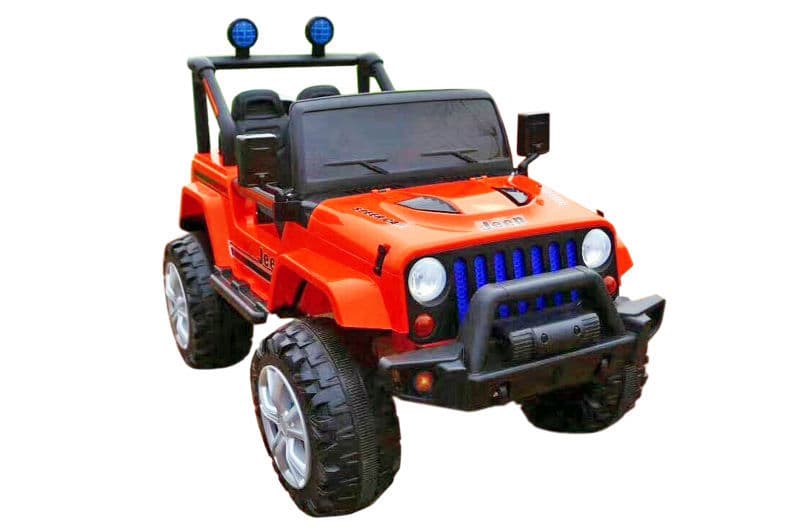 Електромобіль T-7843 EVA RED джип на Bluetooth 2.4G Р / У 12V7AH мотор 2 * 15W з MP3 118 * 69 * 79