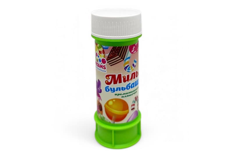 Бульбашки мильні "Ароматна пляшечка" 60мл в коробці 12шт E-4455 Dreams