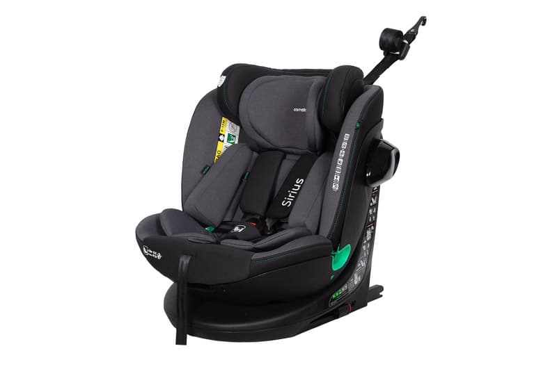 Автокрісло CRL-8808 "Sirius" Harbor Grey i-Size 40-150см ISOFIX, поворот CARRELLO