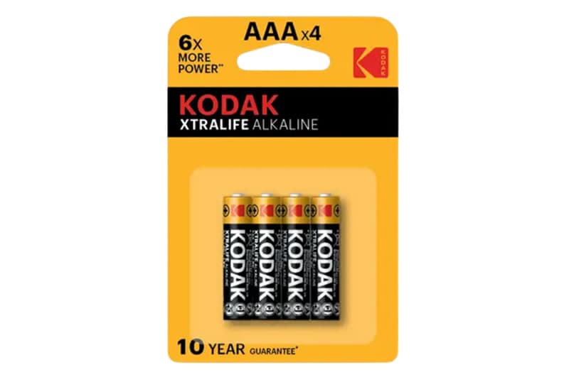 Батарейки KODAK Xtralife Alkaline  AAA-S4 LR03 шрінка 4шт.