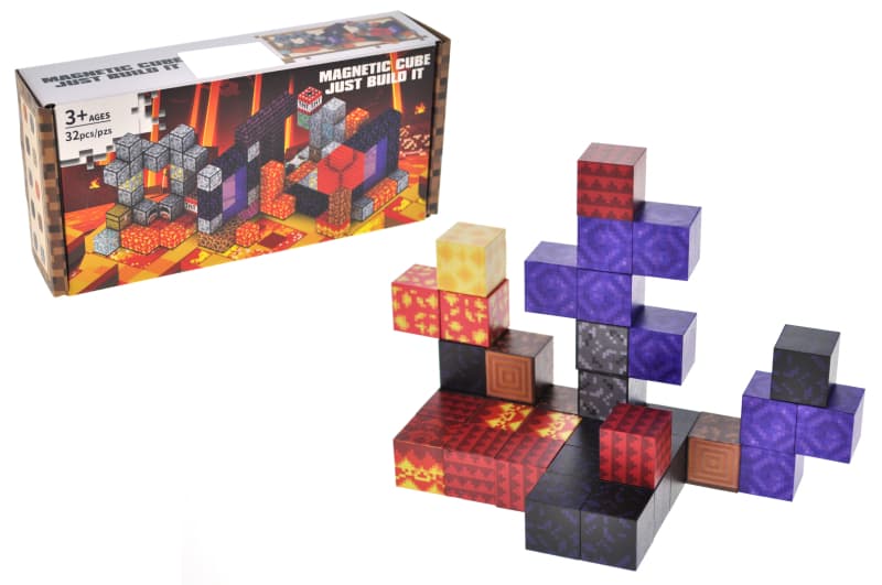 Конструктор магнітний Magnetic Building  36дет. 20*19*4.6см. 895-3A/AA15-21