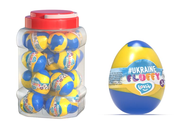 Слайм Fluffy Ukraine 40мл 81004 TM Lovin