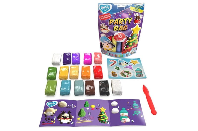 Набір для ліплення з повітряним пластиліном Party Bag Winter 70157 TM Lovin