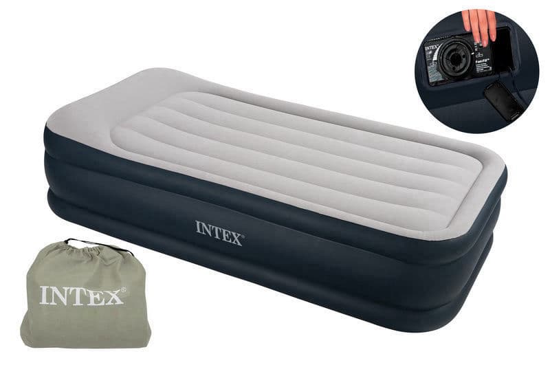 Матрац INTEX з електричним насосом і сумкою 67732 р.191*99*48см