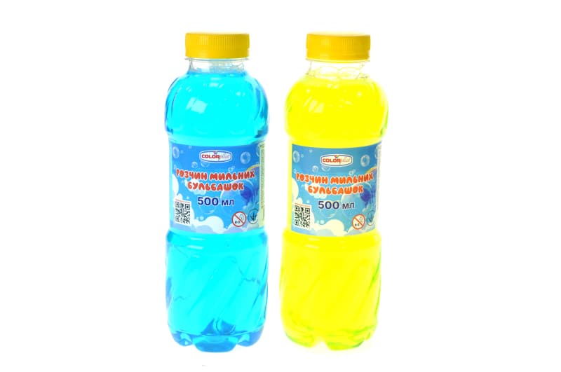 Запаска для мильних бульбашок кольорова 3405 0,5мл Colorplast