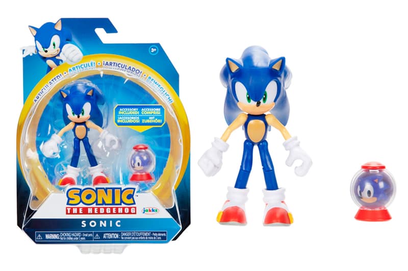 Ігрова фігурка з артикуляцією SONIC THE HEDGEHOG - МОДЕРН СОНІК (10 cm, з аксес.) 41678i-GEN