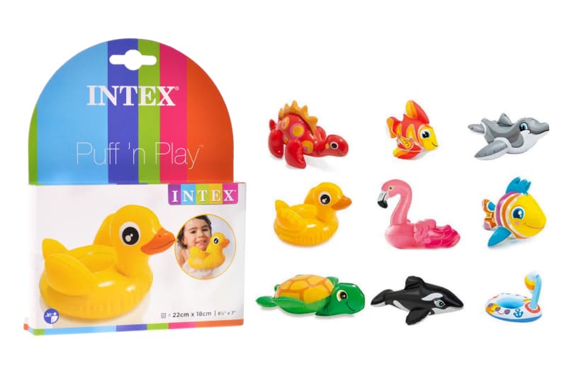 Надувна іграшка 58590 "Весело купатися" 9 видів Intex