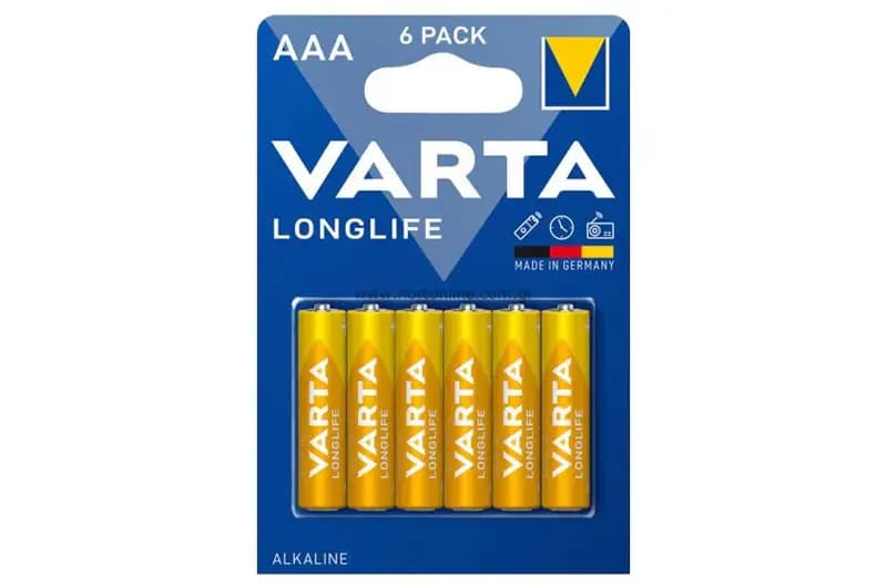 Батарейки Varta LR-03 Long Life Power блістер шт.6