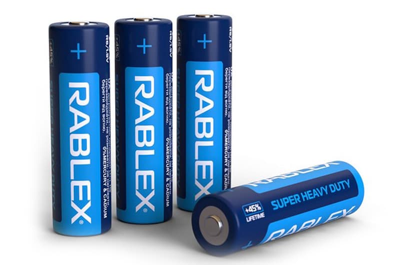 Батарейки сольові R06 "RableX" шрінка 4 шт в упаковці