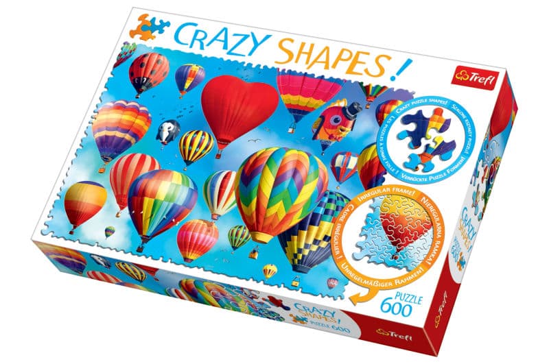 Пазли - 600 елм. - 11112 "Crazy Shapes. Кольорові повітряні кулі", Trefl