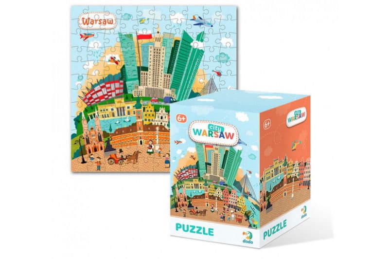 Пазл "Міста Варшава" (120 елементів, 32*32см) 300167 DoDo