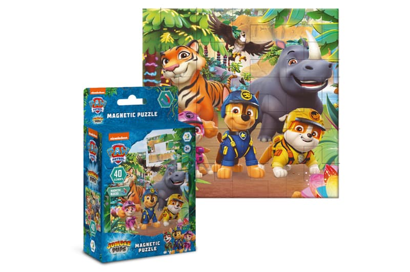 Пазли магнітні - 40 елм. - 200649 "Щенячий патруль. Джунглі" DoDo