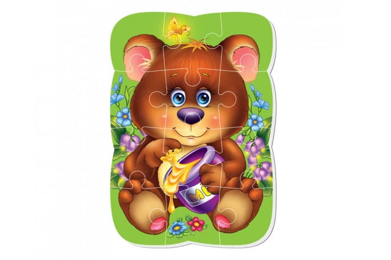 Пазли магнітні, розвиваючі А5 Малюк зможе 'Ведмежа' VT3301-04 Vladi Toys