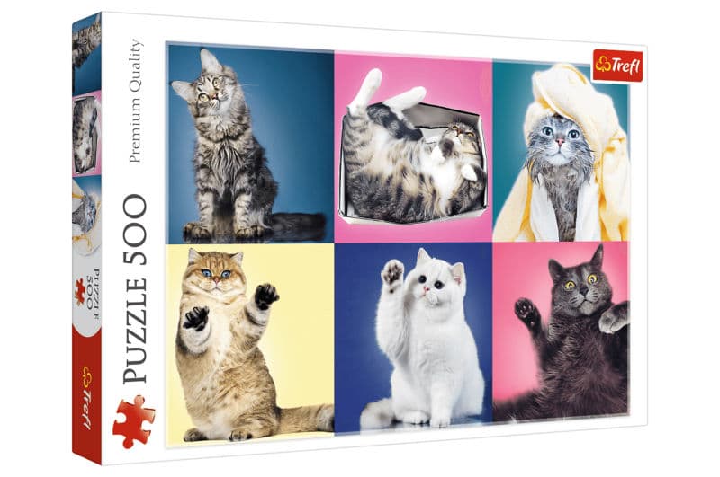 Пазли - 500 елм. - 37377 "Котики", Trefl