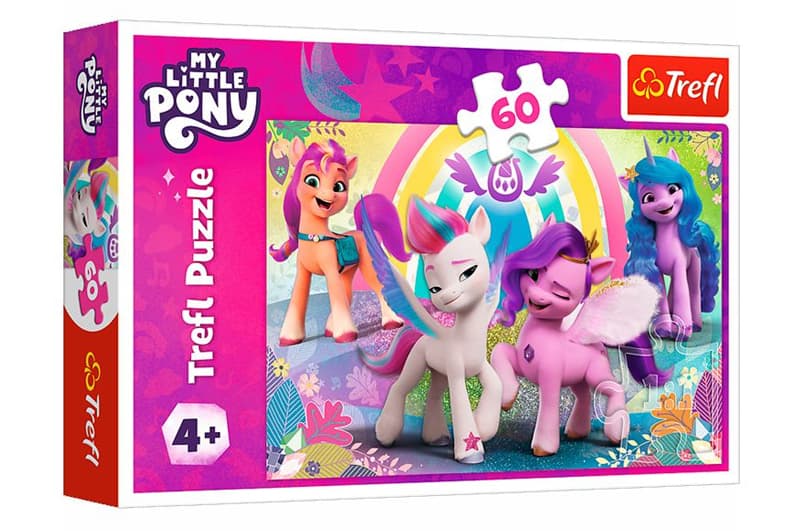 Пазли - 60 елм. - 17390 "My Little Pony: У світі дружби" Trefl