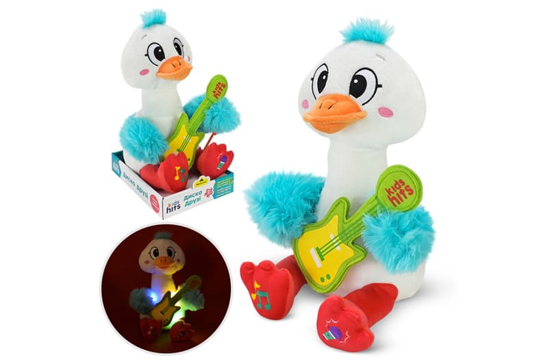 М'яка інтерактивна іграшка Disco Pals KH88/002 гусак у коробці 15x20x30 KidsHits