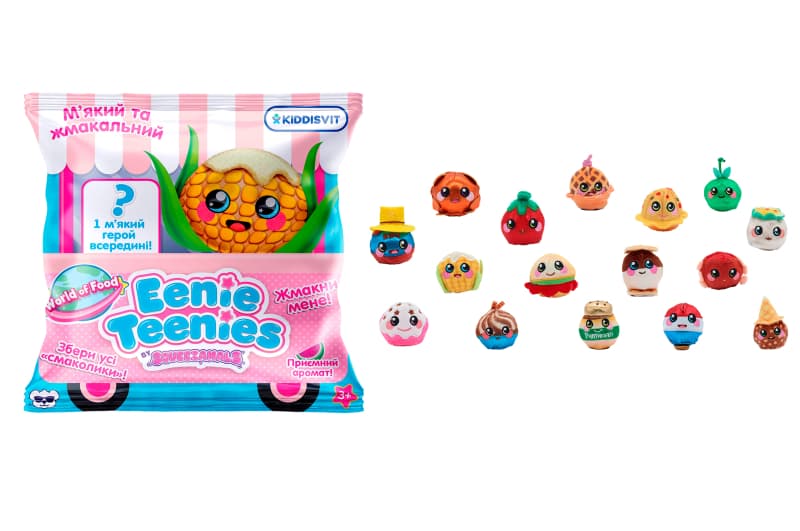 М'яка іграшка SQUEEZAMALS серії "Eenie Teenies"  СМАКОЛИКИ SQ03890-5030 (16 видів в асорт.)