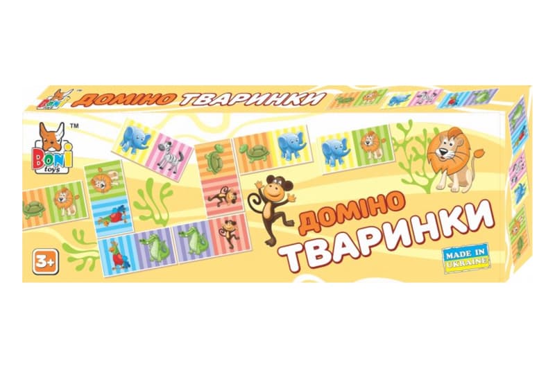Настільна гра "Доміно тваринки"